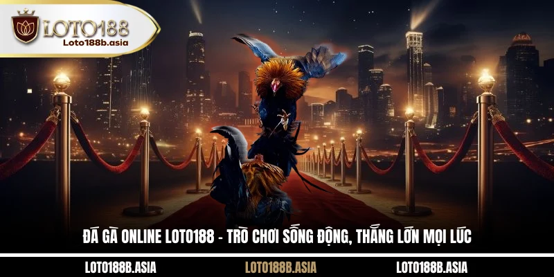 Đá Gà Online LOTO188 - Trò Chơi Sống Động, Thắng Lớn Mọi Lúc