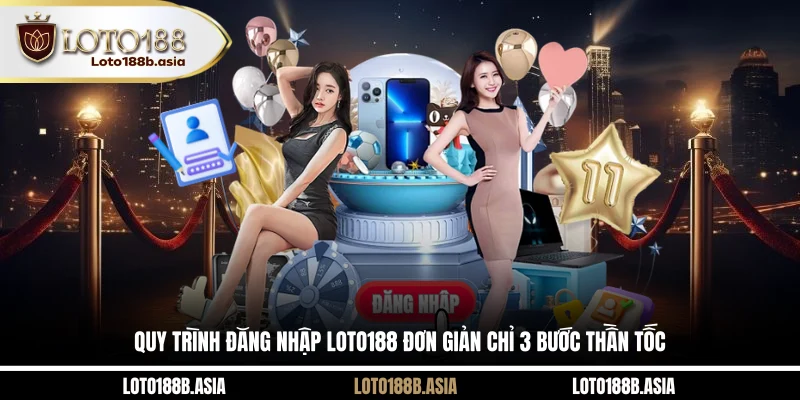Quy Trình Đăng Nhập LOTO188 Đơn Giản Chỉ 3 Bước Thần Tốc